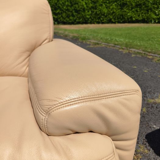 real leather sofas