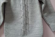 knitting childs grey jumper