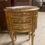 Marble top gold side table with drawers set of two nationwide delivery available Image 3