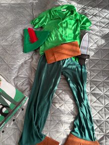 Brand New 5-Piece Peter Pan Costume Set , Age 4-5 / 116cm, Halloween, Fancy Dress