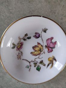 Rare find Wedgwood AUTAN CRANE vintage  small Round dish bone china, trinket dish, English bone china.