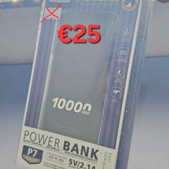 Latest Power Bank Led Display Jellico P7 Dual Port 10000 mAh Black.