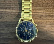 Nixon Sentry Chrono Gold