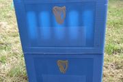Guinness Harp Lager Crates X Two 12 Pint Bottles Home Bar