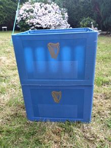 Guinness Harp Lager Crates X Two 12 Pint Bottles Home Bar