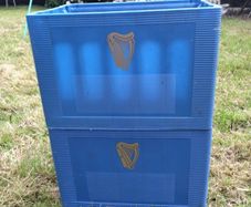 Guinness Harp Lager Crates X Two 12 Pint Bottles Home Bar