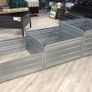 Raised flower beds for greenhouses galvanised steel Image 6