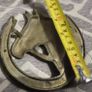 two brass horse shoe door knockers Image 8