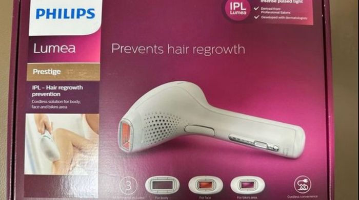 Philips Lumea Prestige Hair Removal System - Cordless for Body, Face, Bikini - EXTRA LARGE WINDOWS FOR FASTER TREATMENT