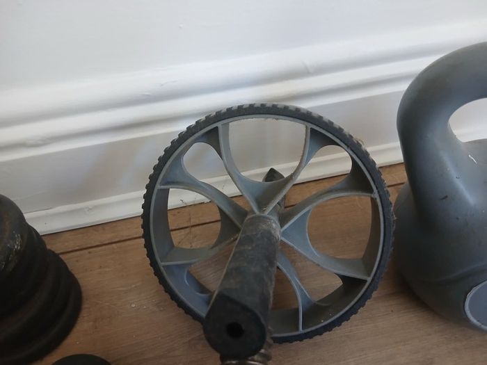 Various weight lifting equipment