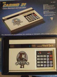 1978 Epoch Casino 21 BlackJack and Calculator Electronic Computer Blackjack Game