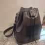 Handmade leather bucket bag Image 4