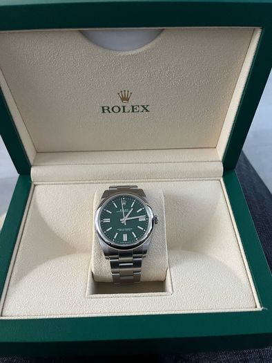 Rolex OP green 41m MINT condition