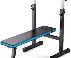 Adjustable Weight Bench with Dip Station Folding Heavy Duty Weight Lifting Bench Home Training Gym Multiuse Workout Bench