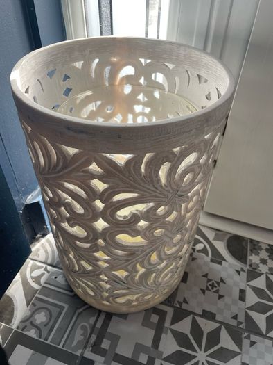 two ornate candle  holders