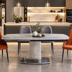 Modern Ceramic Extendable Dining Table Brand New 690