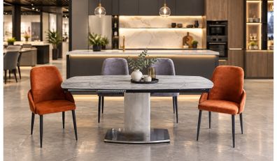 Modern Ceramic Extendable Dining Table Brand New 690