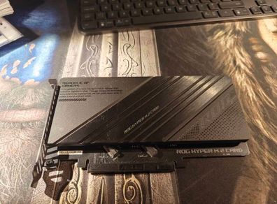 Asus Rog Hyper M.2 Pcie Card - Gen5 Pcie Ready (2 X M.2 Expansion)