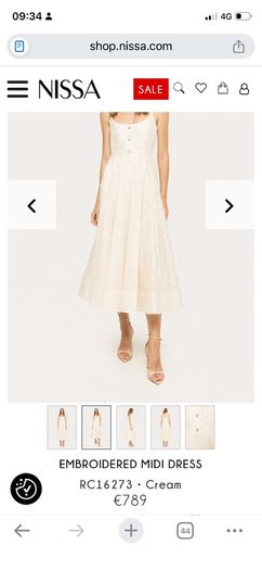 Cream dress