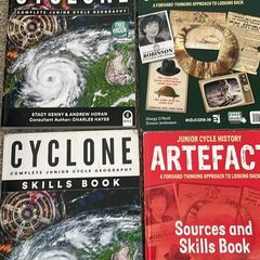 Cyclone Geography textbook and workbook, Artefact History textbook and workbook