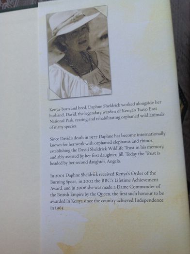 An African Love Story. Love, Life & Elephants.   Daphne Sheldrick.