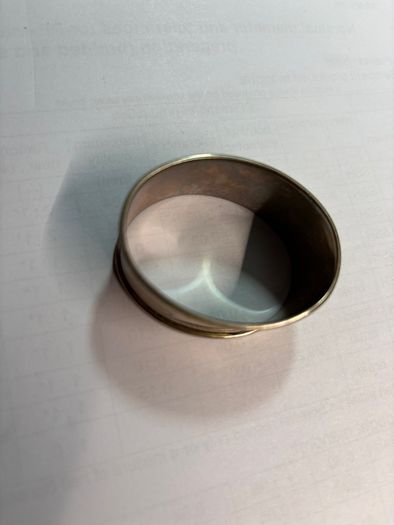 1922 Birmingham solid silver napkin ring