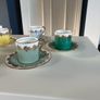 5x Vintage Aynsley demitasse cups and saucers Image 5