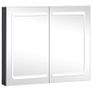 LED Bathroom Mirror Cabinet 80x12.2x68 cm Image 4