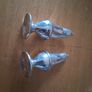 Sterling Silver Salt Pepper Set glass liners Image 2
