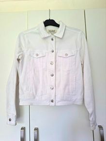 Threadbare White Denim Jacket - Size 8