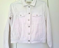Threadbare White Denim Jacket - Size 8