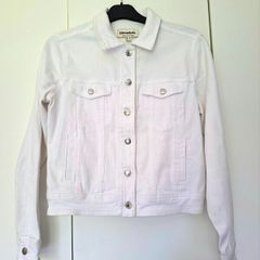 Threadbare White Denim Jacket - Size 8