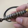 Rare 3 Eyes Tibetan Dzi Bead Vintage Agate Talisman Necklace Amulet Pendant Image 7