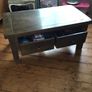 solid oak coffee table for sale Image 5
