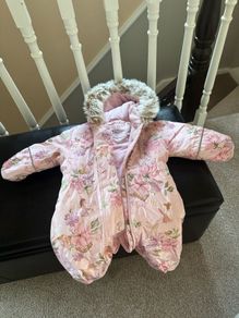 Baby Girl Winter Snowsuit, Excellent Condition like new
