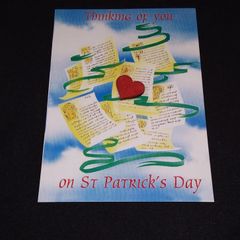 Ireland Postcard : Thinking of You On St. Patrick's Day - 1997