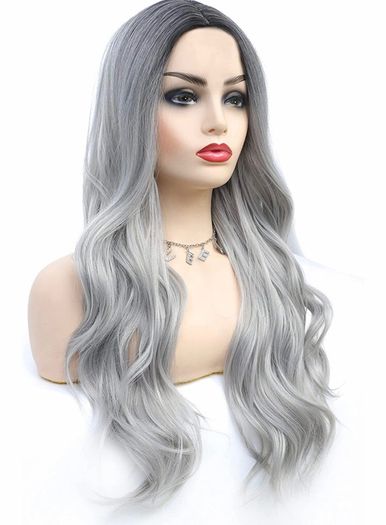 Wavy Wig For Women, Synthetic,27 Inch Pack Of 1 (multiple Colours Available, See Photos)