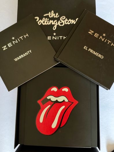 Zenith El Primero Chronomaster  Rolling Stones Limited Edition of 100 Worldwide 18.2041.4061/77.C494