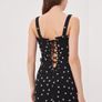 Diesel Black Star Print Denim Dress Image 2