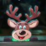Christmas Window Stickers, Peeping Santa and Rudolph Window Clings Snowflake Decal for Xmas Window Decoration (FREE POSTAGE) Image 3