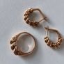 14k / ct Gold earrings & ring that come in a set Image 3