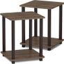 NEW SALE| Simplistic 2-Pack End Table, Side Table, Nightstand, 39.6 x 39.6 cm (2-Pack) Image 2