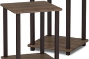 NEW SALE | Simplistic 2-Pack End Table, Side Table, Nightstand,39.6 x 39.6 cm (2-Pack)