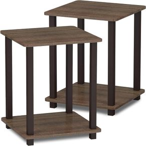 NEW SALE | Simplistic 2-Pack End Table, Side Table, Nightstand,39.6 x 39.6 cm (2-Pack)