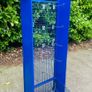 Large Blue Steel Shop Display Stand With 25 Hooks Image 4