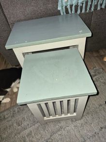 nest of oak tables