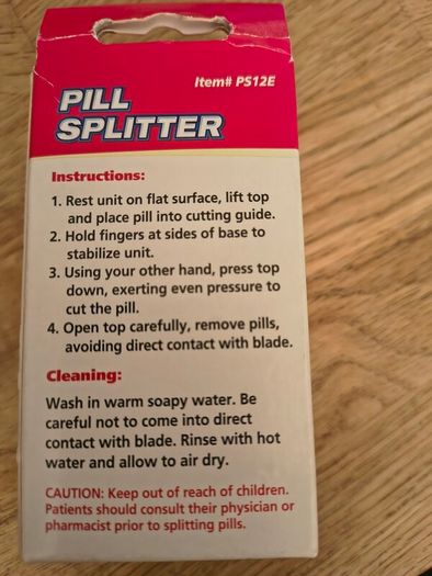 pill splitter