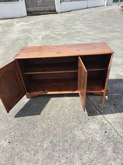 Lovely solid wooden cabinet on wheels