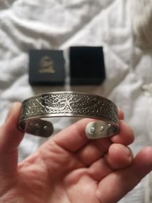 Men's Magnetic Silver Bracelet