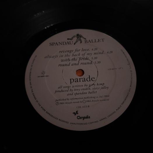 Spandau Ballet - Parade Irish pressing